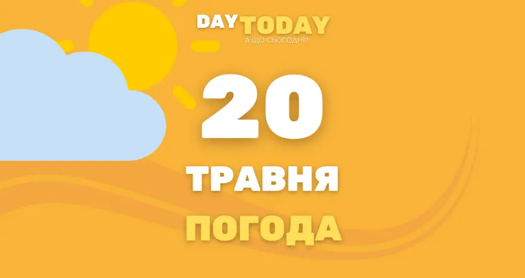 Погода на 20 травня