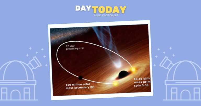 Вперше зафіксовано як дві чорні діри, що обертаються одна навколо одної