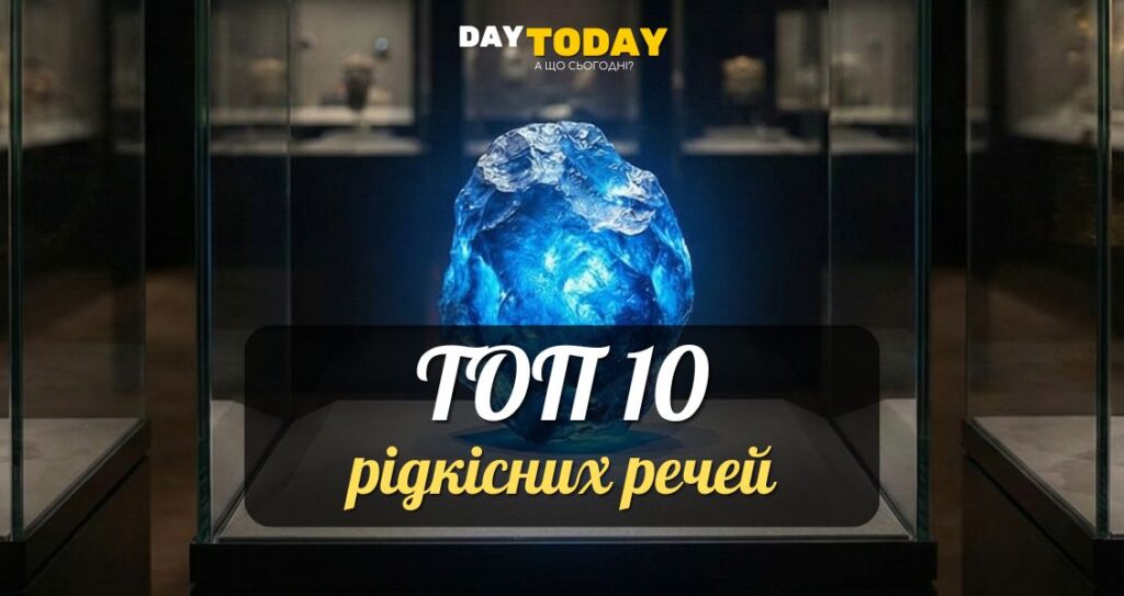 10 речей, які настільки рідкісні, що їх знайшли лише один раз