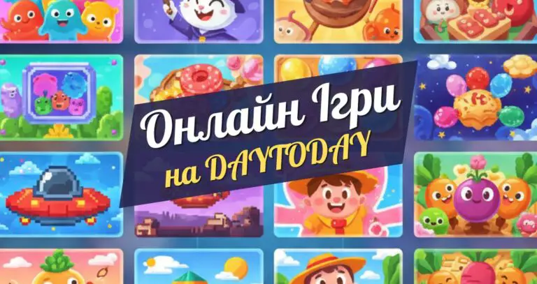 Безкоштовні онлайн ігри на games.daytoday.ua