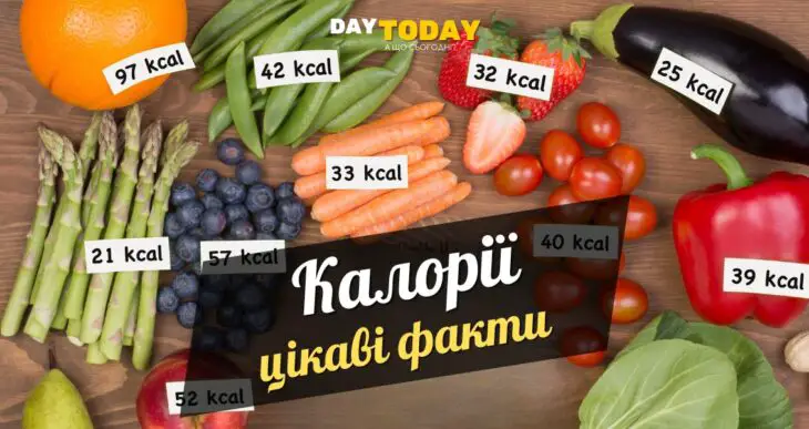 10 цікавих фактів про калорії