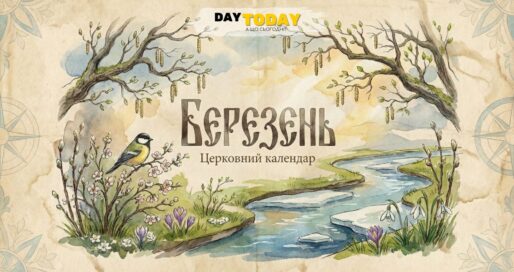 Церковний календар на березень