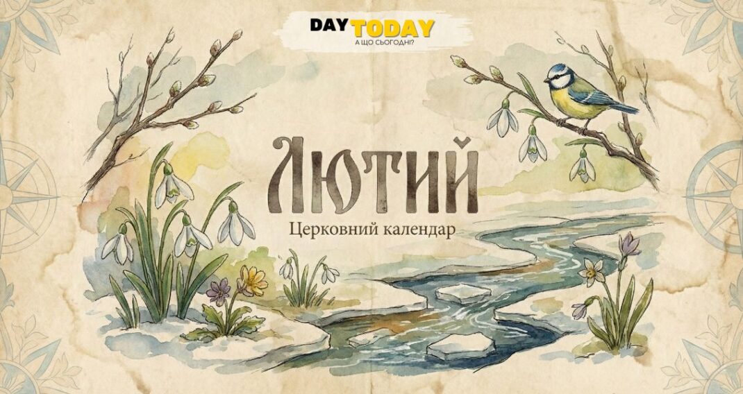 Церковний календар на лютий