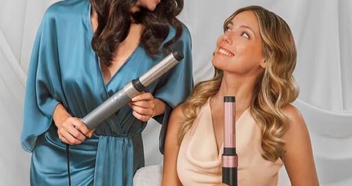 Здорове волосся після укладки плойкою