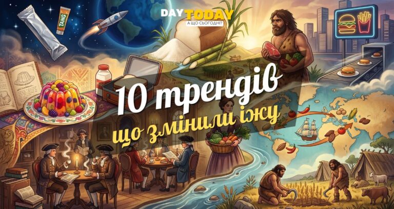10 історичних кулінарних трендів, що змінили суспільство