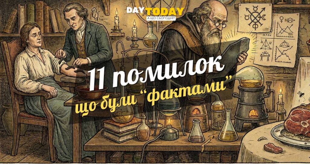 11 хибних думок, які раніше вважалися науковими фактами