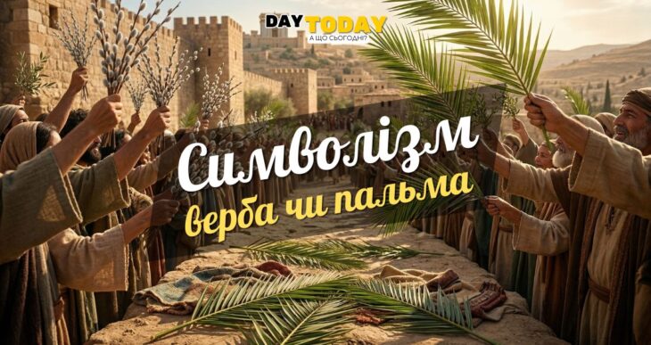 Символізм пальмових та вербових гілок на Вербну неділю