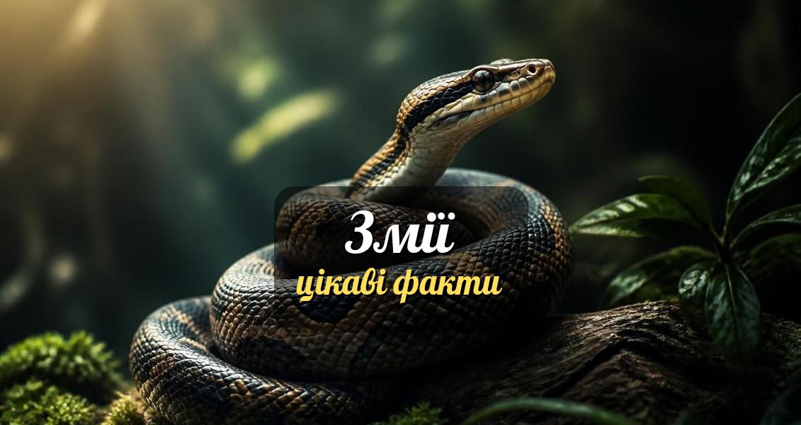 Цікаві факти про змій