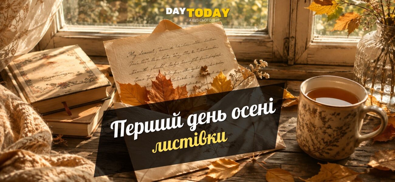 З першим днем осені листівки