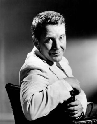 Publicity photo of Burgess Meredith from an appearance on the television program General Electric Theater.