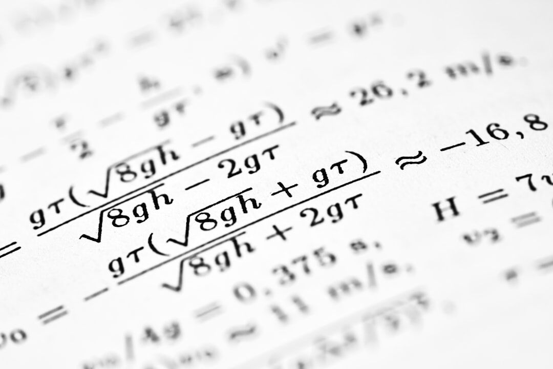School science book close-up.