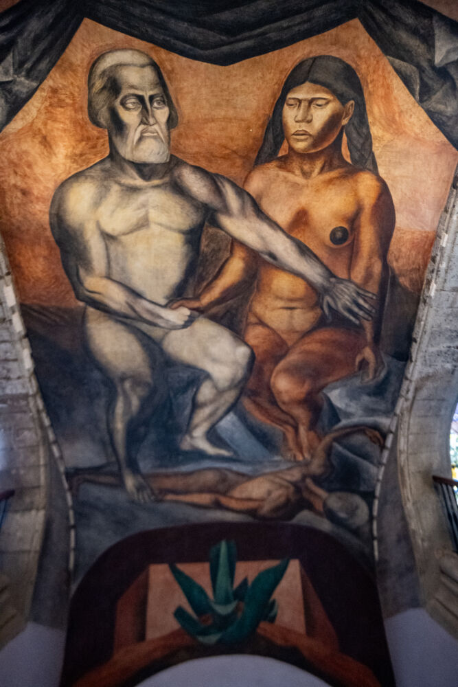 Images of the Old College of San Ildefonso, Historic Center of Mexico City.